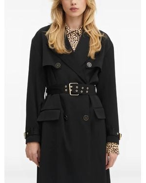 MARCIANO BY GUESS Abrigo Con Cinturón Y Botones - Negro