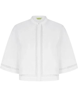 Shanghai Tang Cotton-Blend Shirt - White