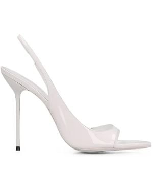 Paris Texas Lidia Slingback Sandals - White