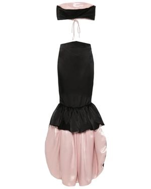 Dunesi Clarita Ruffled Skirt Set - Black