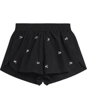 A PAPER KID Embellished Shorts - Black