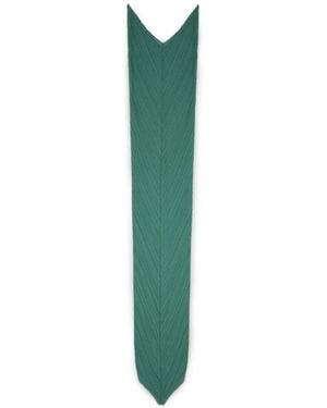 Pleats Please Issey Miyake Monthly March Pleated Scarf - Green