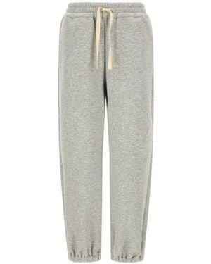 Co. Drawstring-Waist Track Trousers - Grey