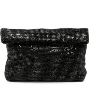 Twentyfourhaitch Mini Varadero Crystal-Embellished Clutch Bag - Black