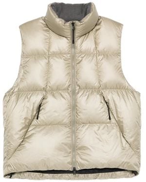 Goldwin Zip Puffed Gilet - Natural