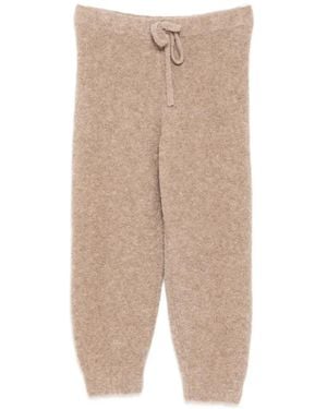 James Perse Bouclé Drawstring Pants - Natural