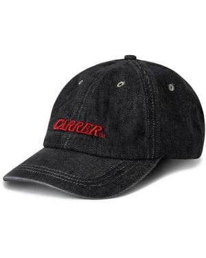 Carrera Embroidered-Logo Cap - Black