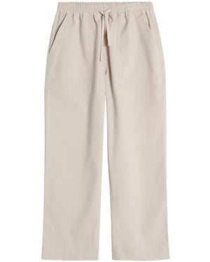 Maison Kitsuné Drawstring-Waist Pants - White