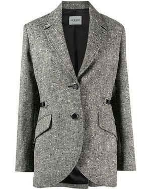 DURAZZI MILANO Single-Breasted Blazer - Grey