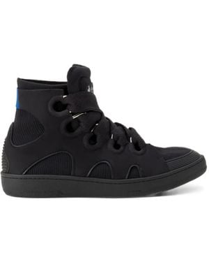 Lanvin Curb High Top Sneakers - Black