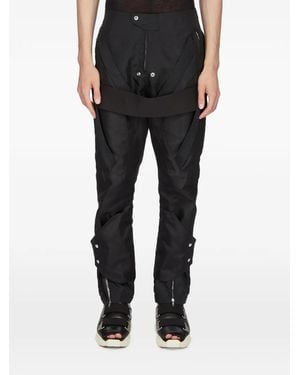 Rick Owens Temple Megastrapped Motopants - Black