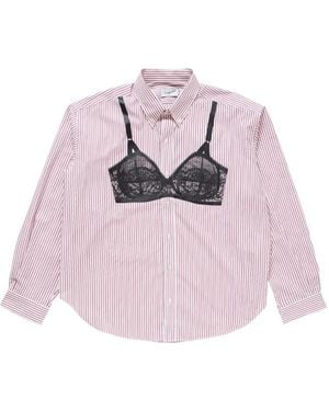 VAQUERA Trompe L'oeil Button-down Shirt - ピンク