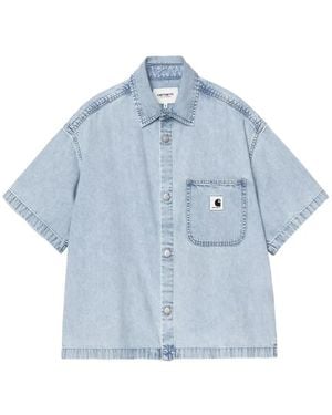 Carhartt Pocket Denim Shirt - Blue