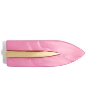 La DoubleJ Haarspange Mit Goldfarbenem Detail - Pink