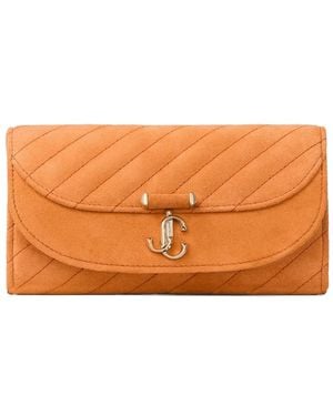 Jimmy Choo Curve Portemonnaie Mit Kette - Orange