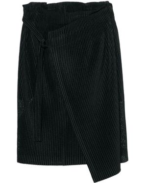 Homme Plissé Issey Miyake Light Mesh スカート - ブラック