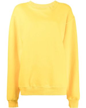 LA DETRESSE The Sun-Motif Cotton-Blend Sweatshirt - Yellow