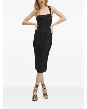Charo Ruiz Olympia midi dress - Negro