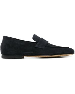 Officine Creative Suede Loafers - Black