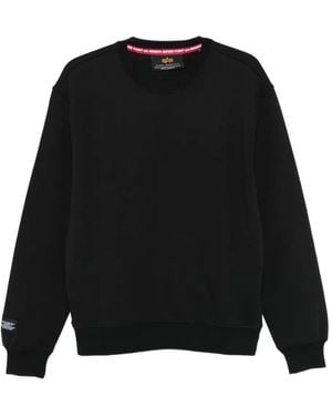 Alpha Industries Crew-neck Sweatshirt - Black