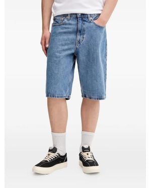 Levi's Short En Jean À Coupe Cinq Poches - Blue