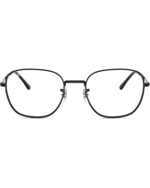 Ray-Ban Eckige Brille Aus Metall - Schwarz