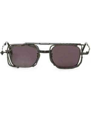 Kuboraum Z51 Geometric-Frame Sunglasses - Grey