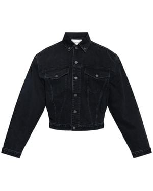 Entire studios Veste En Jean À Boutonnière - Blue