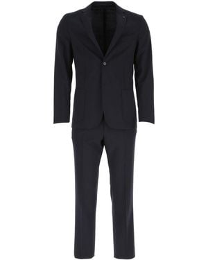 Corneliani Single-Breasted Suit - Black