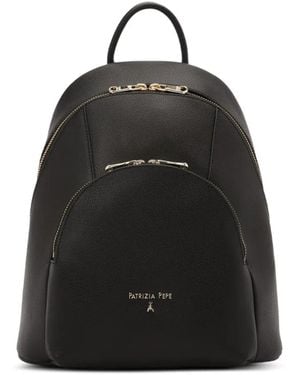 Patrizia Pepe Zip Backpack - Black