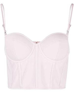 McQueen Boned Corset Top - Pink