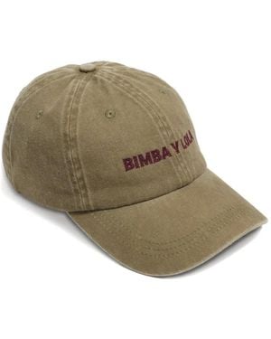 Bimba Y Lola Washed-Effect Cotton Cap - Natural