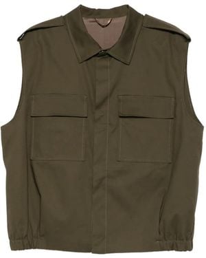 Imperial Chest-Pocket Gilet - Green