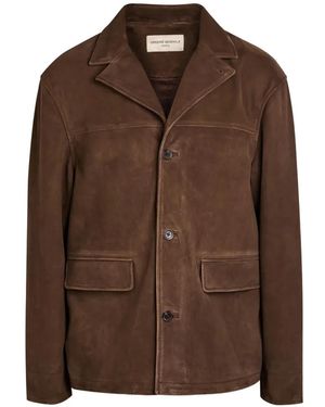 Officine Generale Erickson Pocket Button Jacket - Brown