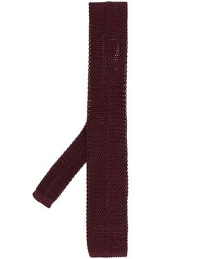 Fursac Corbata con punta cuadrada - Morado