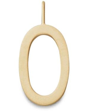 Design Letters Letter O Pendant - Metallic