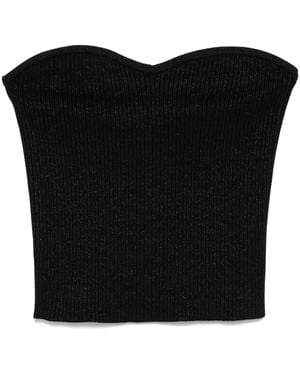 Peserico Lurex Top - Black