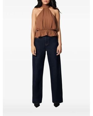 Kiki de Montparnasse Georgette Halter Top - Brown