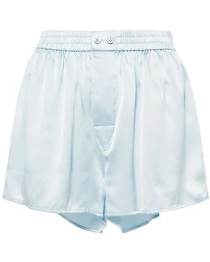 Alexander Wang Shorts Con Dettaglio Cut-Out - Blu
