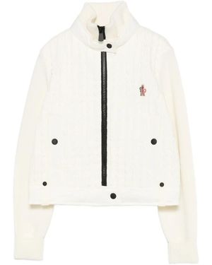 Moncler Panelled Jacket - Natural
