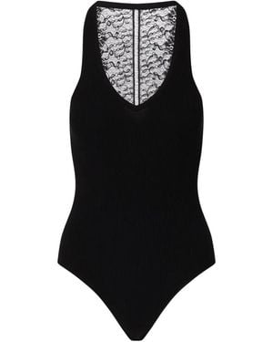 Liu Jo Body Con Encaje - Negro