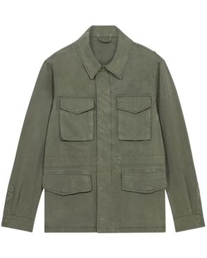 Brooks Brothers Multi-Pocket Military Jacket - Green