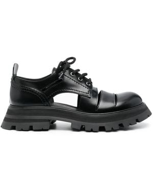 McQueen Klassische Oxford-Schuhe - Schwarz