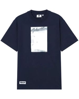 Chocoolate Graphic-Print T-Shirt - Blue