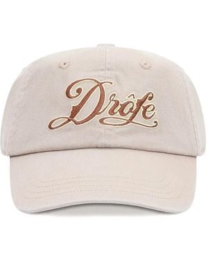 Drole de Monsieur Casquette Embroidered Baseball Cap - Natural