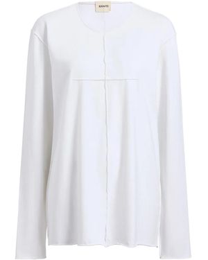 KHAITE Kit top - Weiß