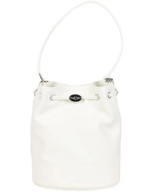 Zanellato Bolso Bombonera Con Cordones - Blanco