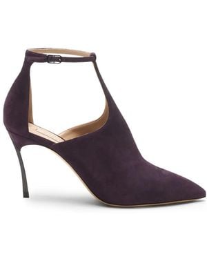 Casadei Blade Debby Pumps - Purple
