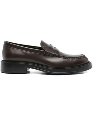 Tod's Leather Loafers - ブラック