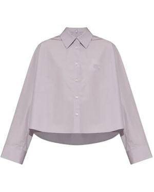 Loewe Cotton Trapeze Shirt - Purple